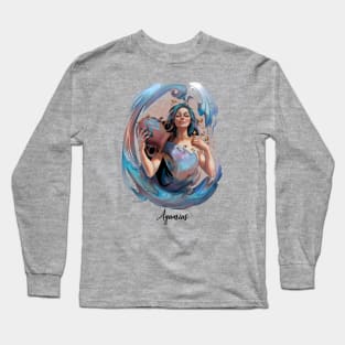 Aquarius #2 Long Sleeve T-Shirt